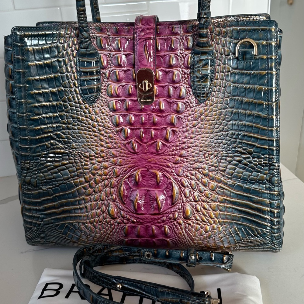 Brahmin Nakita  quartz rose Melbourne genuine leather
